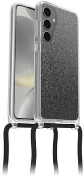 OtterBox React Necklace Hülle für Samsung Galaxy S24+, Ultraschlanke, Schützende Hülle mit verstellbarer und abnehmbarer Handykette, Getestet nach Militärstandard, Stardust/Transparent