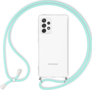NALIA Handyhülle mit Kette (Galaxy A33), Smartphone Hülle, Grün