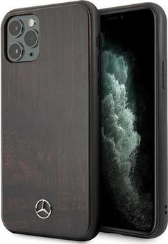 Mercedes-Benz MEHCN65VWOBR iPhone 11 Pro Max Hard Case, Red / Brown Wood Line Rosewood (iPhone 11 Pro Max), Smartphone Hülle, Braun