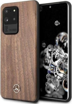 Mercedes-Benz MEHCS69VWOLB S20 Ultra G988 hard body brown (Galaxy S20 Ultra), Smartphone Hülle, Braun