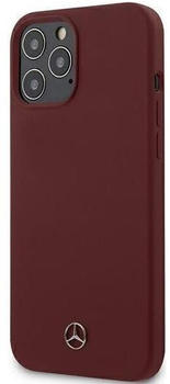 Mercedes-Benz Hard Cover Silicone (iPhone 12 Pro Max), Smartphone Hülle, Rot