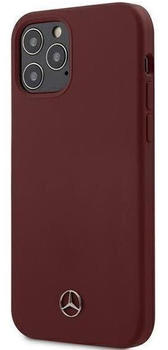 Mercedes-Benz Hard Cover Silicone (iPhone 12), Smartphone Hülle, Rot