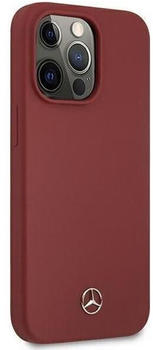 Mercedes-Benz Hard Cover Silicone (iPhone 13 Pro Max), Smartphone Hülle, Rot