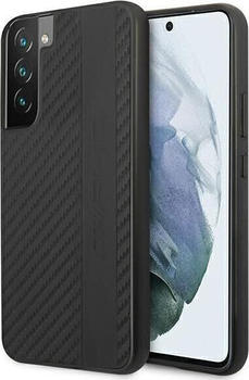 Mercedes-Benz AMG AMHCS22MBLSCA S22 + S906 juoda (Galaxy S22+), Smartphone Hülle, Schwarz