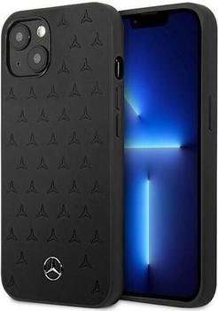 Mercedes-Benz MEHCP13SPSQBK iPhone 13 mini 5.4 quot; black (iPhone 13 mini), Smartphone Hülle, Schwarz