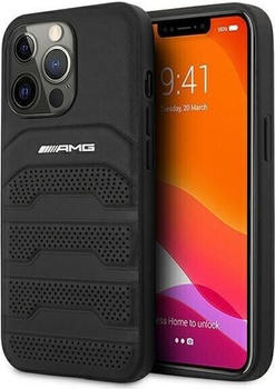 Mercedes-Benz Debossed Hard Case (iPhone 13 Pro), Smartphone Hülle, Schwarz
