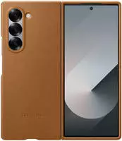 Samsung Ef-vf956paegww Z Fold6f956 Braune/beige &Ouml;ko-lederh&uuml;lle