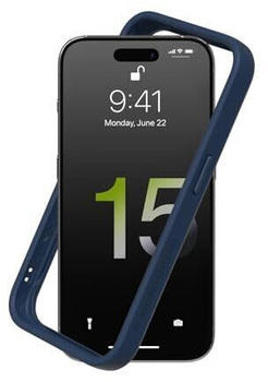 Rhinoshield Bumper Case kompatibel mit [iPhone 15 Pro Max] | CrashGuard - Stoßdämpfende Schutzhülle im schlanken Design Marineblau