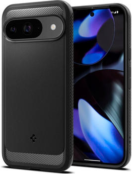 Spigen Schutzh&uuml;lle f&uuml;r Google Pixel 9 / 9 Pro Spigen Rugged Armor Schwarz