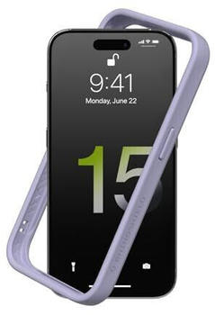 Rhinoshield Bumper Case kompatibel mit [iPhone 15 Pro Max] | CrashGuard - Stoßdämpfende Schutzhülle im schlanken Design Lavender