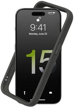Rhinoshield Bumper Case kompatibel mit [iPhone 15 Pro Max] | CrashGuard - Stoßdämpfende Schutzhülle im schlanken Design Graphite