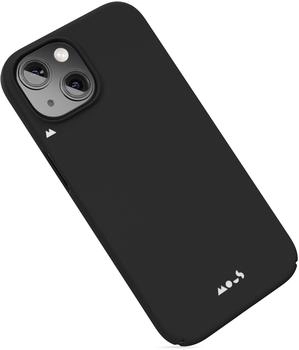 Mous Schutzhülle für iPhone 15 Plus, MagSafe-kompatibel, superdünn, magnetische Handyhülle, Schwarz