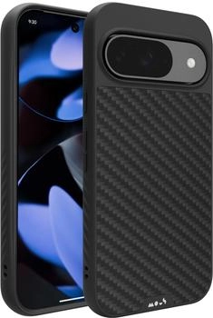 Mous Hülle für Google Pixel 9 MagSafe Kompatibel Case - Limitless 5.0 - Carbonfaser - Handyhülle Pixel 9 - Schutzhuelle