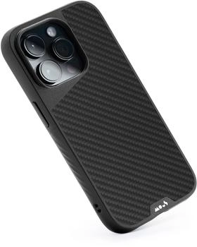 Mous Hülle für iPhone 15 Pro Max MagSafe Kompatibel Case - Limitless 5.0 - Carbonfaser - Handyhülle iPhone 15 Pro Max Case - Schutzhuelle