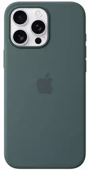 Apple Silikon Case mit MagSafe (iPhone 16 Pro Max) Seegr&uuml;n