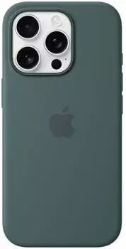 Apple Silikon Case mit MagSafe (iPhone 16 Pro) Seegr&uuml;n