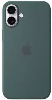 Apple Silikon Case mit MagSafe (iPhone 16 Plus) Seegrün