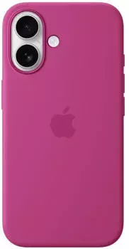 Apple Silikon Case mit MagSafe (iPhone 16) Fuchsia Apple Silikon Case mit MagSafe (iPhone 16) Fuchsia