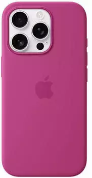 Apple Silikon Case mit MagSafe (iPhone 16 Pro) Fuchsia Apple Silikon Case mit MagSafe (iPhone 16 Pro) Fuchsia