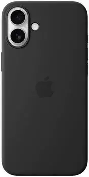 Apple Silikon Case mit MagSafe (iPhone 16 Plus) Schwarz Apple Silikon Case mit MagSafe (iPhone 16 Plus) Schwarz