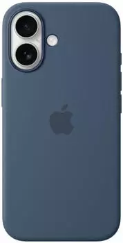 Apple Silikon Case mit MagSafe (iPhone 16) Denim Apple Silikon Case mit MagSafe (iPhone 16) Denim