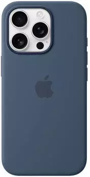 Apple Silikon Case mit MagSafe (iPhone 16 Pro) Denim Apple Silikon Case mit MagSafe (iPhone 16 Pro) Denim
