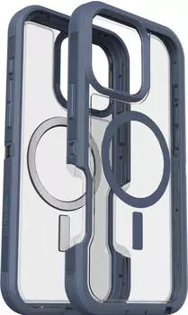 OtterBox Defender XT mit MagSafe (iPhone 16 Pro Max), Smartphone Hülle, Transparent, Blau