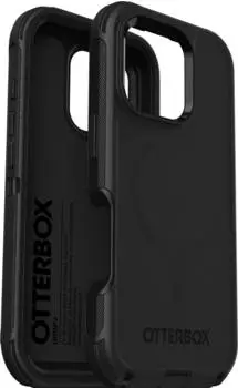 OtterBox Defender mit MagSafe (iPhone 16 Pro), Smartphone Hülle, Schwarz