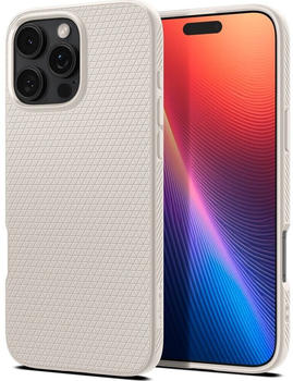 Spigen Handyhülle für iPhone 16 Pro, Spigen Liquid Air, Beige