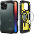 Spigen Handyhülle für iPhone 16 Pro, Spigen Tough Armor Mag mit MagSafe, Grün