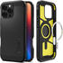 Spigen Handyhülle für iPhone 16 Pro, Spigen Tough Armor Mag mit MagSafe, Schwarz