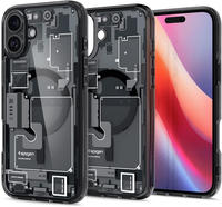 Spigen Ultra Hybrid MagSafe Zero One f&uuml;r iPhone 16 - Dunkelgrau