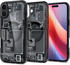 Spigen Handyhülle für iPhone 16, Spigen Ultra Hybrid Mag mit MagSafe, Rauchfarben-Grau (Zero One)