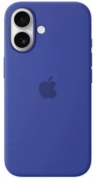 Apple Silikon Case mit MagSafe (iPhone 16) Ultramarin