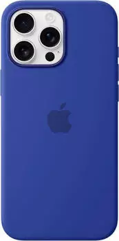 Apple Silikon Case mit MagSafe (iPhone 16 Pro Max) Ultramarin
