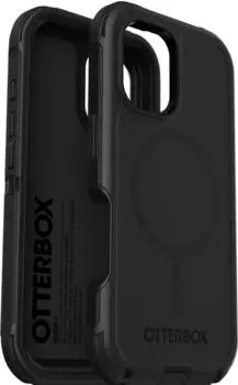 OtterBox Defender mit MagSafe (iPhone 16), Smartphone H&uuml;lle, Schwarz