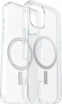 OtterBox Symmetry Clear mit MagSafe (iPhone 16 Plus), Smartphone H&uuml;lle, Transparent