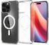 Spigen Handyhülle für iPhone 16 Pro Max, Spigen Ultra Hybrid Mag mit MagSafe, Transparent-Weiß