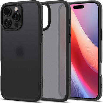 Spigen Handyh&uuml;lle f&uuml;r iPhone 16 Pro Max, Spigen Ultra Hybrid, Durchscheinend-Schwarz