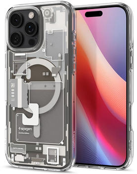 Spigen Handyh&uuml;lle f&uuml;r iPhone 16 Pro, Spigen Ultra Hybrid Mag mit MagSafe, Beige-Transparent (Zero One)