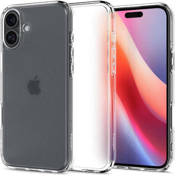 Spigen Handyh&uuml;lle f&uuml;r iPhone 16, Spigen Ultra Hybrid, Durchscheinend-Transparent