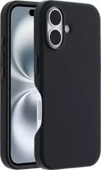 OtterBox Symmetry Cactus Leather mit MagSafe (iPhone 16), Smartphone Hülle, Schwarz
