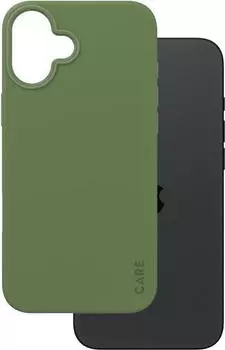 PanzerGlass CARE by Fashionable Case Gr&uuml;n m. MagSafe iPhone 24 6.7" (iPhone 16 Plus), Smartphone H&uuml;lle, Gr&uuml;n