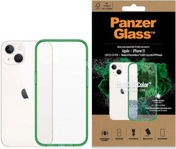 PanzerGlass Back Cover ClearCase Lime AB iPhone 13 (iPhone 13), Smartphone Hülle, Grün, Transparent