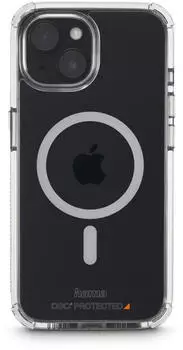 Hama Handyh&uuml;lle MagCase "Extreme Protect" f&uuml;r Apple iPhone 15, durchsichtig (00138104)