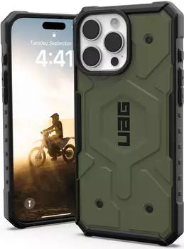Urban Armor Gear Pathfinder MagSafe Case | Apple iPhone 16 Pro Max | olive drab | 114469117272 (114469117272)