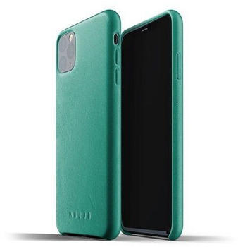 mujjo Leder Hülle iPhone 11 Pro Max Grün - MUJJO-CL-003-AG