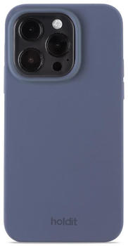holdit Silikonhülle iPhone 15 Pro Pacific Blue