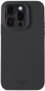 holdit Silikonhülle iPhone 15 Pro Schwarz