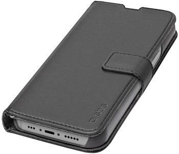 SBS Mobile Wallet Stand iPhone 15 Pro schwarz (TEBKWALIP1561PK)
